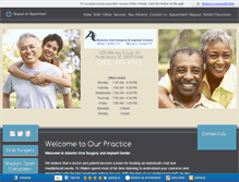 Tablet Screenshot of oralsurgeonmyrtlebeach.com